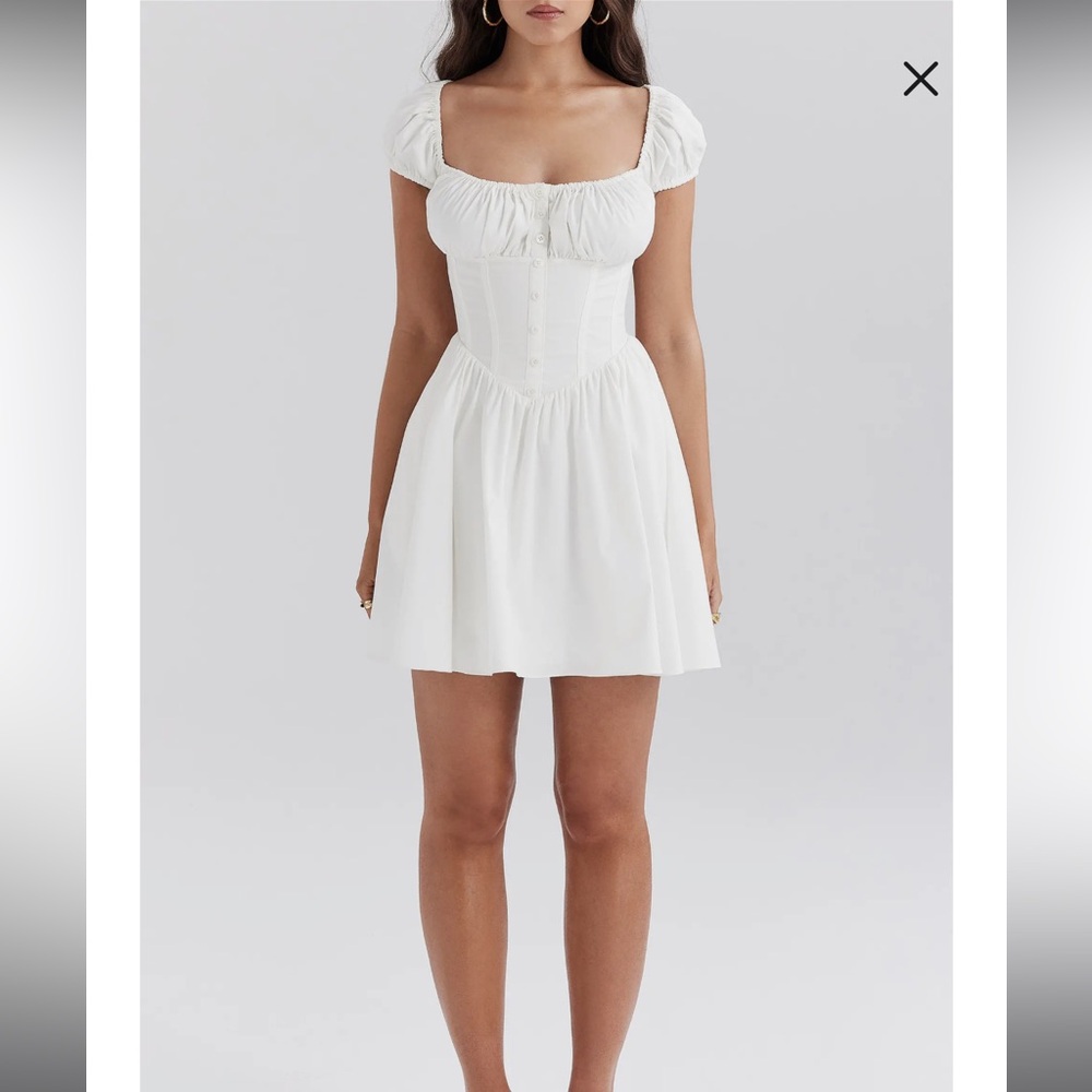 House of CB Nala Dress White XS Long